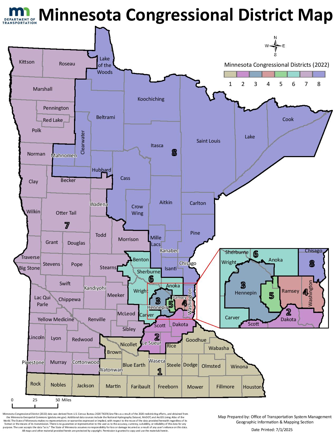 congressional district map