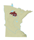 Location of Chippewa Plains