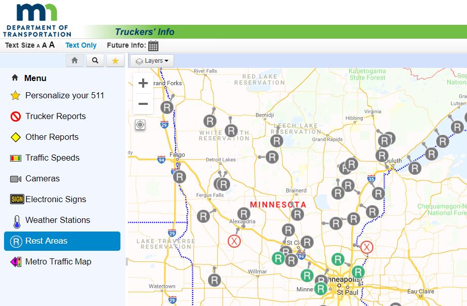 Map of 511 MN