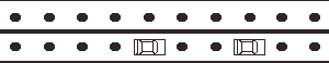 Image detailing how to determine a safe following distance